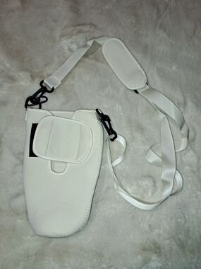 White Crossbody Stanley 40oz Quencher Pouch with Adjustable Strap, NEW